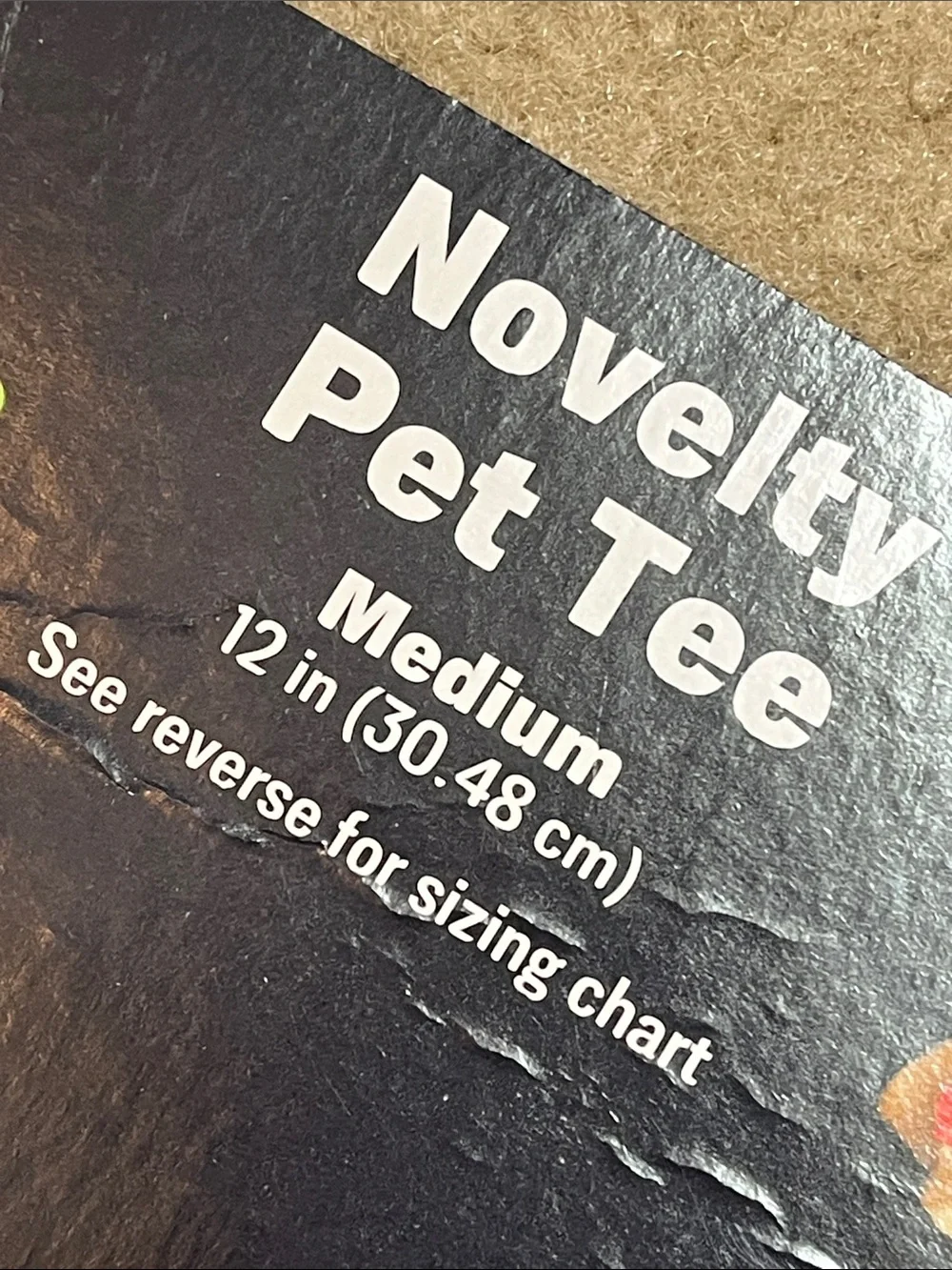 Halloween Novelty Black Pet Tee 🎃🐾 | “I Ate My Costume” | Medium | NWT